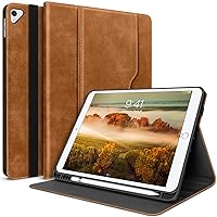 iPad 9th/8th/7th Generation Case 2021/2020/2019 iPad 10.2 Inch Case with Pencil Holder Also Fit iPad Air 3th Gen 2019/iPad Pro 10.5 inch 2017 Soft TPU Back Smart Cover Auto Wake/Sleep