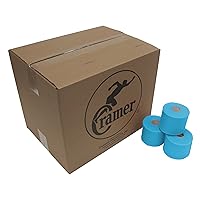 Tape Underwrap, Bulk Case of 48 Rolls of PreWrap for Athletic Taping, Hair Tie, Headband, Patellar Support, Pre-Wrap Athletic Tape Supplies, 2.75