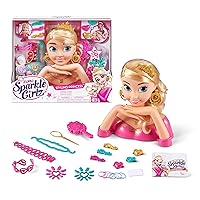 Nail Design & Hair Styling Head Doll by ZURU, for Girls 3 Years Old and Up