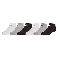 Champion Kids' 6-Pack Low Socks with Color and Size Options