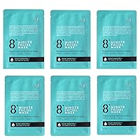 Replenishing Hydration mask sheet-nature from New Zealand Hydrating Moisturizing for dry, oily, sensitive and tired skin,8+Minutes only absorbed smoothly, pack of 6, 25ml/sheet
