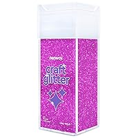Hemway Craft Glitter Shaker 130g / 4.6oz Glitter for Arts, Crafts, Resin, Tumblers, Nails, Painting, Decoration, Festival, Cosmetic, Body - Fine (1/64