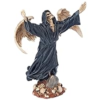 Design Toscano JQ9369 Grim Reaper Dark Passage Gothic Statue, 11 Inch, full color