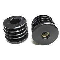 Caster Socket Furniture Insert for Metric M8-1.25 Thread, use with 1-1/4