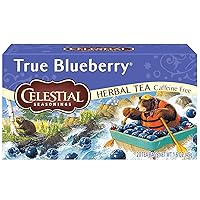 Celestial Seasonings Herbal Tea, True Blueberry, 20 Count (Pack of 3)