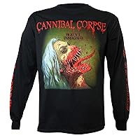 Cannibal Corpse Men's Violence Unimagined Long Sleeve T-Shirt Black | Officially Licensed Merchandise