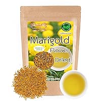 Hida Beauty Dried Premium Marigold Flower for drinks, Tea 1.76 Ounce Dried Loose Leaf Natural Original flavor