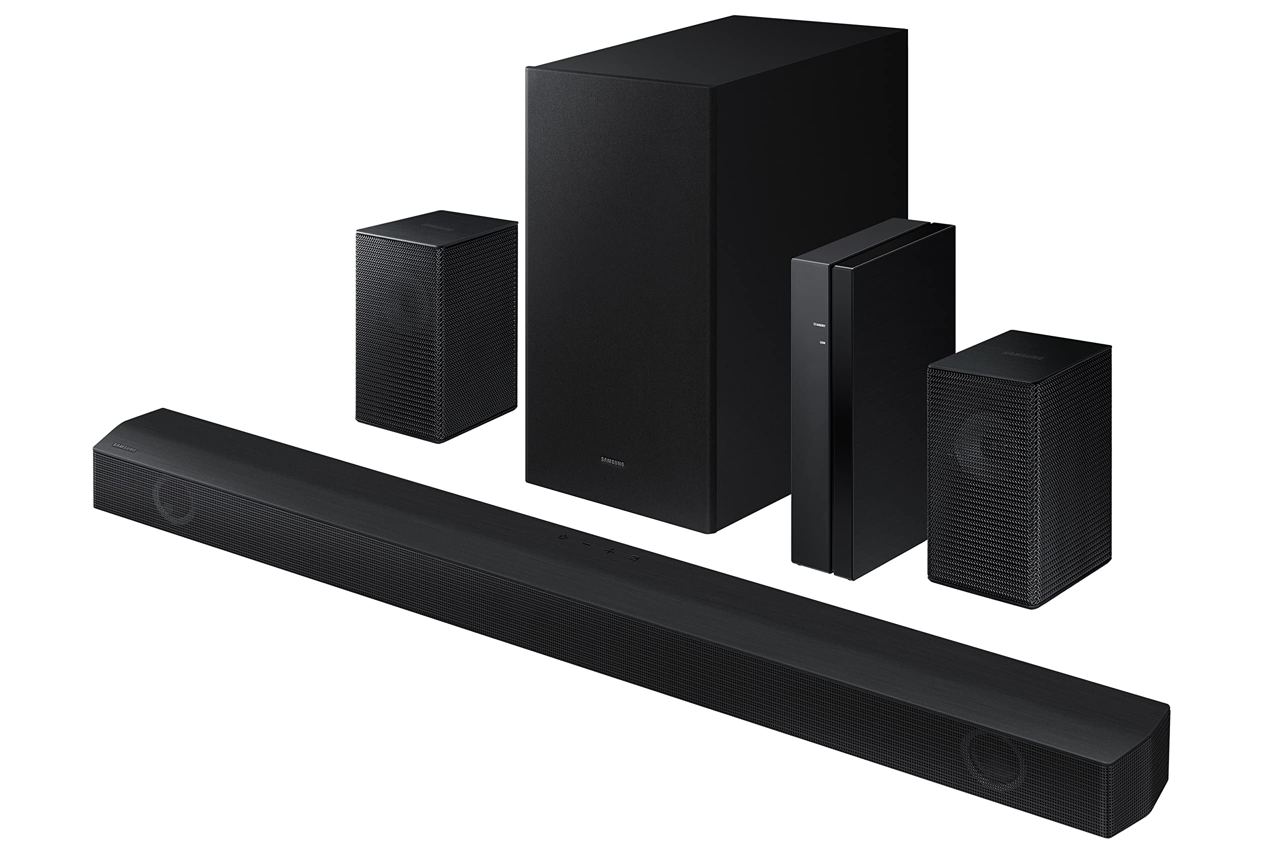 SAMSUNG HW-B57C B-Series 4.1ch Soundbar w/Dolby Audio/DTS Virtual X, Game Mode, Wireless Bluetooth TV Connection, Rear Speaker Kit & Subwoofer Included