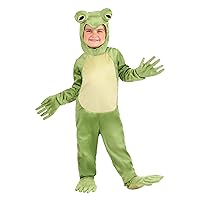 Fun Costumes Deluxe Toddler Frog Suit Costume for Kids | 4T
