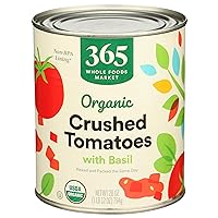 365 by Whole Foods Market, Organic Crushed Tomatoes With Basil, 28 Ounce