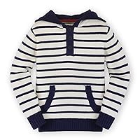 Hope & Henry Boys' Hooded Pullover Sweater