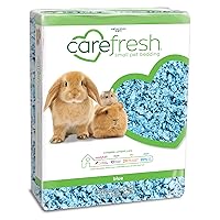 carefresh 99% Dust-Free Blue Natural Paper Small Pet Bedding with Odor Control, 50 L