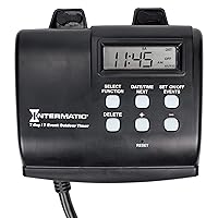 Intermatic HB88OR Outdoor Timer with 7-Day Programming - Astronomic Self-Adjust Timer - Versatile Plug-in Design for Lights, Pumps, or Fans