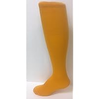 Midweight Solid-Color Tube-sock, Light Gold, Medium