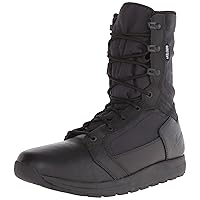 Danner Tachyon 8” Tactical Boots for Men - Waterproof Full-Grain Leather & 500D Nylon with Speed Lace, Comfort Footbed, and Non Slip Traction Outsole, Black