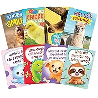 T MARIE 48 Funny Colorful Notecards Set with Envelopes - Unique Designs with No Repeats 4.5” x 6.25” - Cute and Funny Animal Notecards Ideal for Kids, Family, Friends, Teachers and more