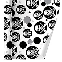 GRAPHICS & MORE Pirate Skull Crossed Swords Tattoo Design Gift Wrap Wrapping Paper Roll