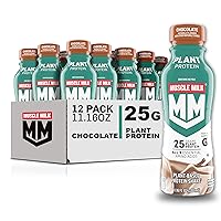 Plant Based Protein Shake, Chocolate, 11.16 Fl Oz (Pack of 12)