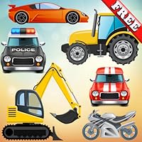 Vehicles and Cars for Toddlers and Kids play with trucks tractors and toy cars FREE app