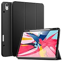 ZtotopCase for New iPad Air 12.9 Case(2024),Pro 12.9 3rd Generation Case(2018) with Pencil Holder,Auto Sleep/Wake,Slim Cover for iPad 12.9''Case, Black