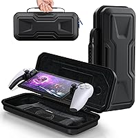 Carrying Case for PlayStation Portal, Protective Hard Shell Portable Travel Carry Handbag Full Protective Case Accessories for PlayStation Portal Remote Player (Black)