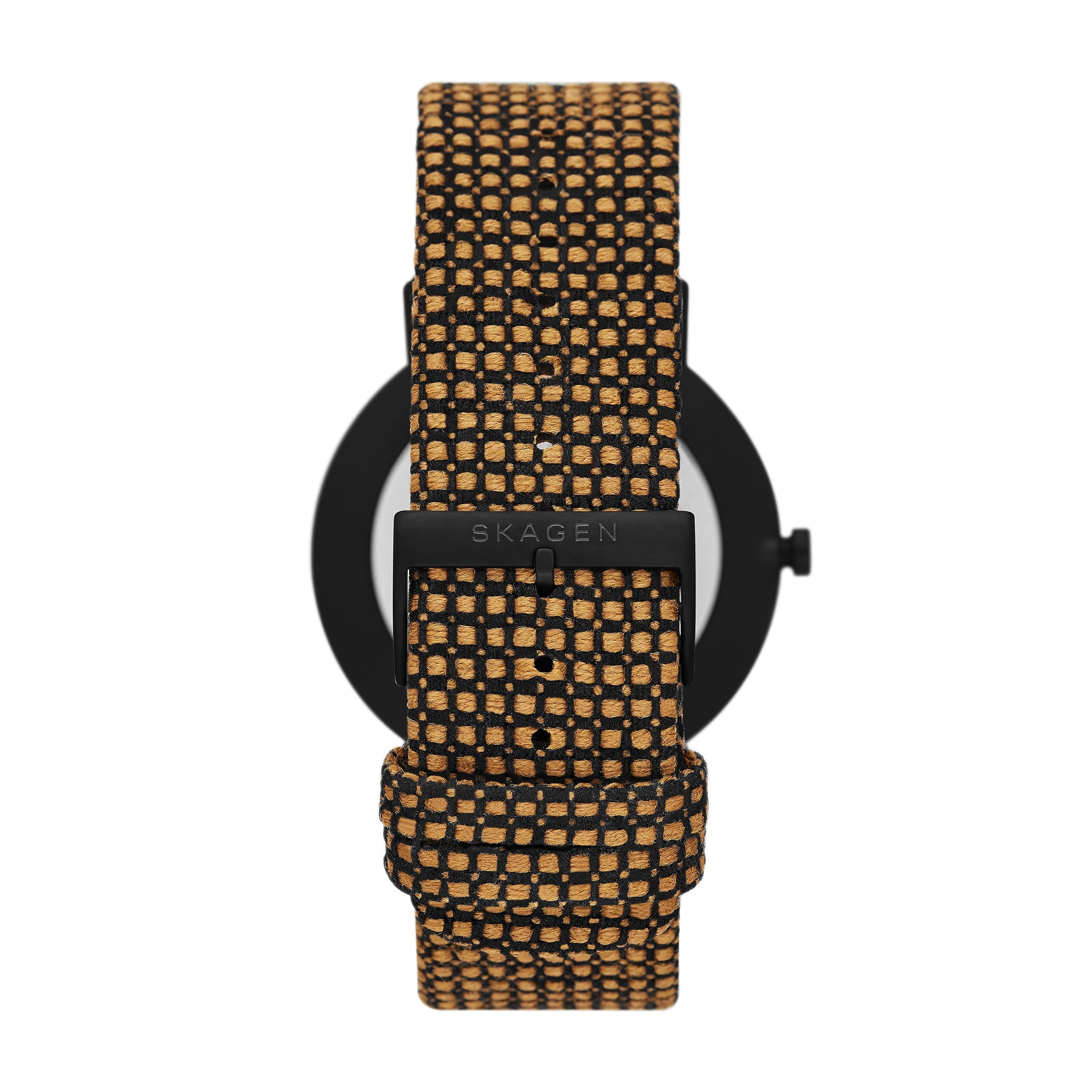 Skagen Men's Kuppel Two-Hand Brown Kvadrat Wool Band Watch (Model: SKW6895)