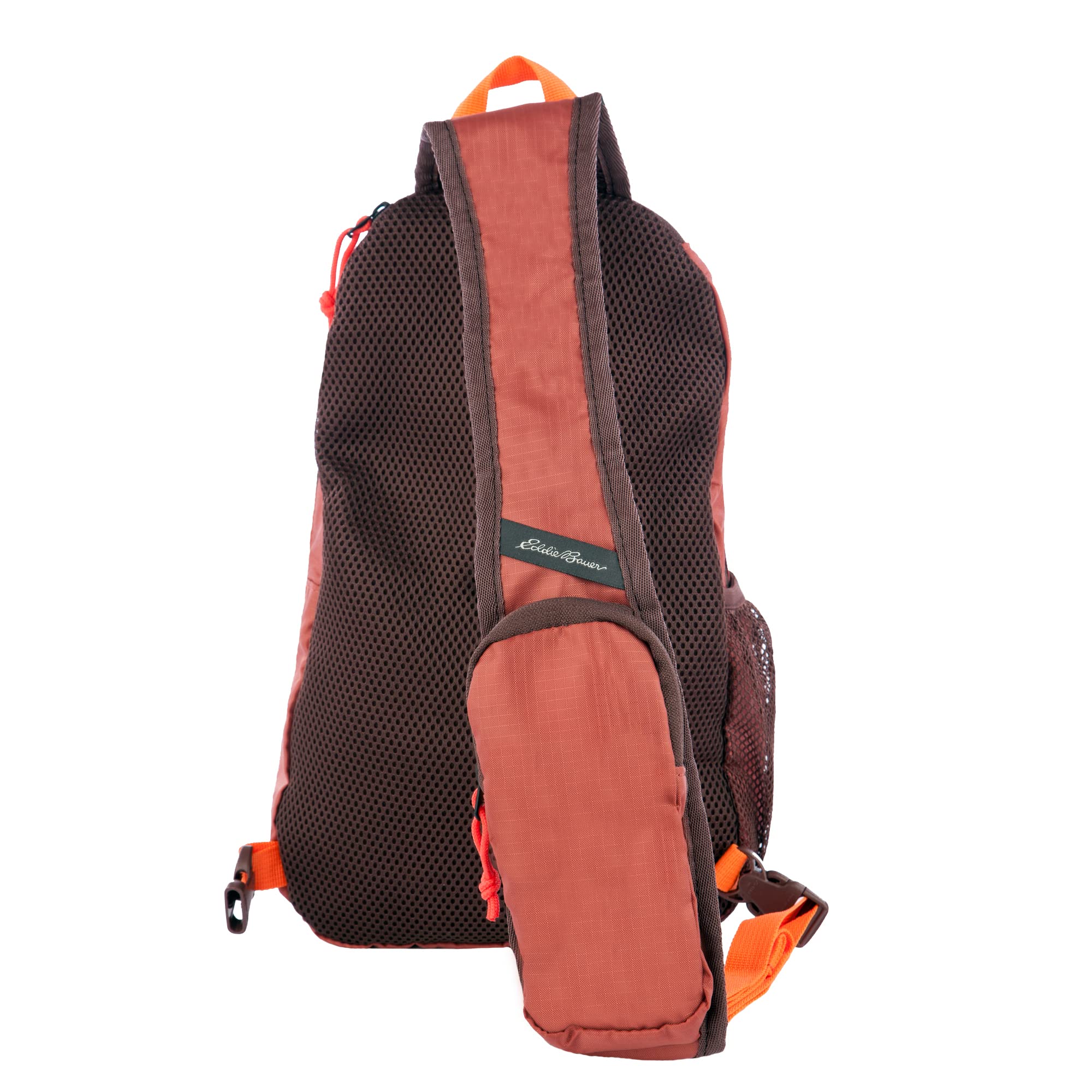 Eddie Bauer Stowaway Packable 10L Sling 3.0 Made from Polyester with Lightly Padded Shoulder Strap, Maroon