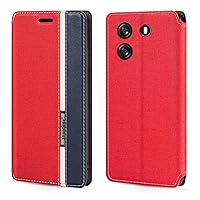for Blackview Wave 6C Case, Fashion Multicolor Magnetic Closure Leather Flip Case Cover with Card Holder for Blackview Wave 6C (6.5”)