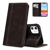 Mobile Phone Case for Motorola Moto G84 5G Case Protective PU Leather Flip Case Stand Wallet Folding Case Bag Case with [Card Slot] [Stand Function] [Magnetic] Dark Brown