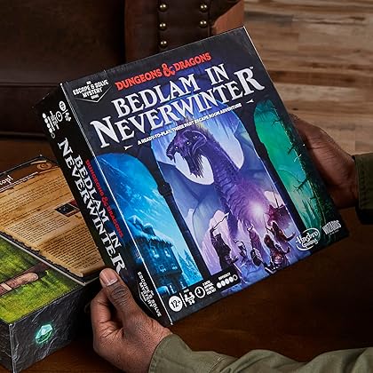 Hasbro Gaming Dungeons & Dragons: Bedlam in Neverwinter Board Game, Escape Room, Cooperative Strategy Games for Ages 12+, 2-6 Players, 3 Acts Approx. 90 Mins Each