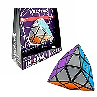 Project Genius | Inverse: Volstar Twist & Solve Puzzle - Difficulty Level: Medium, 10-Sided & 7 Colored Handheld Puzzle, Fun Décor & Gift Idea, Project Genius, Ages 8+