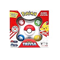 Pokemon Trainer Trivia Toy Featuring The Virtual Game Master 2 Modes Single & Multiplayer, Guessing Brain Game Pokemon Go Digital Travel Board Games