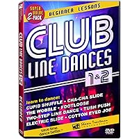 Club Line Dances 1 & 2: Beginner Lessons - Learn to dance the Wobble, Electric Slide, Cha-Cha Slide, Two-Step Line Dance, Cupid Shuffle, Cotton Eyed Joe, Footloose & Tush Push Club Line Dances 1 & 2: Beginner Lessons - Learn to dance the Wobble, Electric Slide, Cha-Cha Slide, Two-Step Line Dance, Cupid Shuffle, Cotton Eyed Joe, Footloose & Tush Push DVD