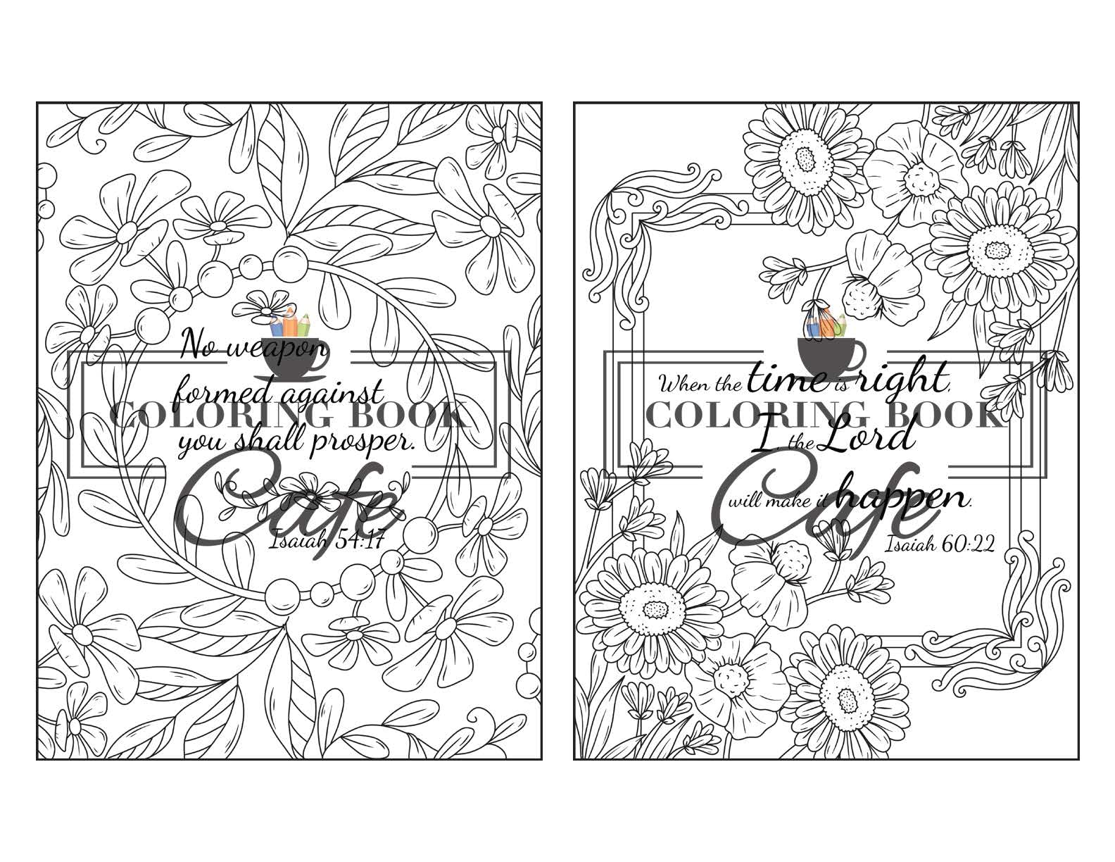 Bible Verse Coloring Book: Beautiful Designs with Inspirational Scripture Quotes for Girls, Teens and Women