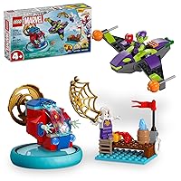 LEGO Marvel Spidey vs. Green Goblin, Super Hero Toy with Green Goblin Figure, Marvel Toy for Young Super Hero Fans, Spider-Man Toy for 4-6 Year Old Kids, 10793