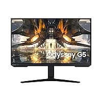 SAMSUNG Odyssey G52A Series 32-Inch WQHD (2560x1440) Computer Monitor, 165Hz, IPS Panel, HDR400, G-Sync, Ultrawide Game View, Height Adjustable Stand (LS32AG520PNXZA), Black