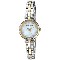 Anne Klein Women's Premium Crystal Accented Open Bracelet Watch