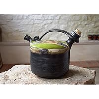 Handmade Pottery Teapot, Ceramic Hot Water Jug, Artistic Pottery