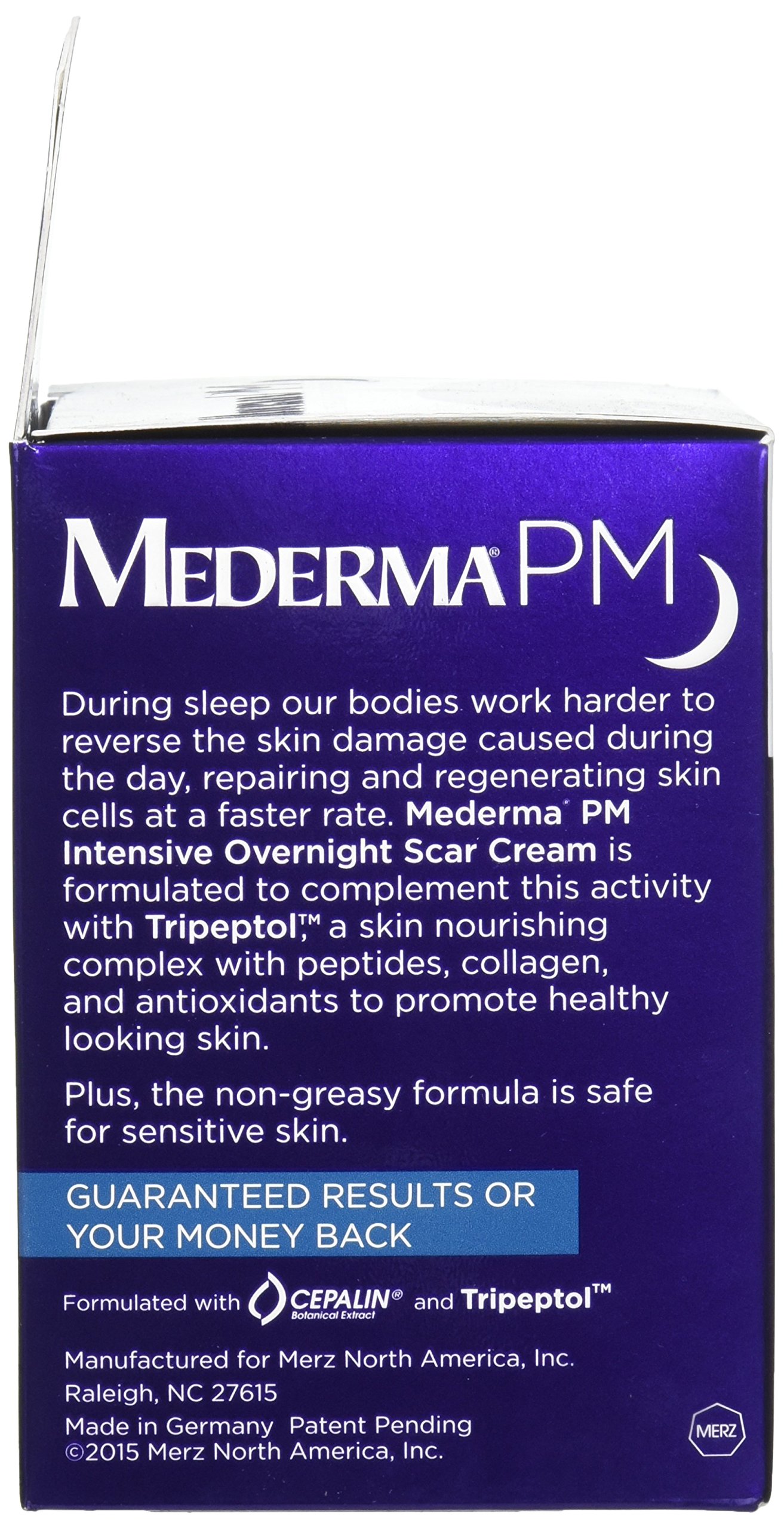 Mederma PM Intensive Overnight Scar Cream - Works with Skin's Nighttime Regenerative Activity - Once-Nightly Application Is Clinically Shown to Make Scars Smaller & Less Visible- 1.7 ounce