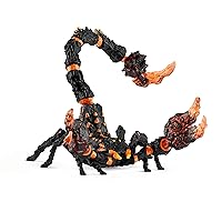 Schleich Eldrador Creatures Mythical Creatures Toys for Kids Lava Monster Action Figure, Lava Scorpion Toy, Ages 7+