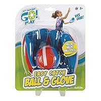 Get Outside Go! Easy Catch Ball & Glove Set Super Sport Outdoor Active Play Baseball by Toysmith (Packaging May Vary) Small