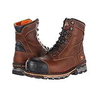 Timberland PRO Men's Boondock 6 Inch Composite Safety Toe Waterproof Industrial Work Boot, Brown-2024 New, 9.5 Wide