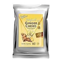 Original Ginger Chews, 1 lb. – Candied Ginger – Candy Pack – Ginger Chews Candy – Natural Candy