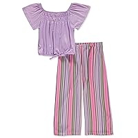 RMLA Girls' 2-Piece Wide Leg Pants Set Outfit