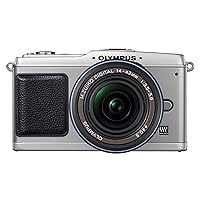 Olympus PEN E-P1 12 MP Micro Four Thirds Interchangeable Lens Digital Camera with 14-42mm f/3.5-5.6 Zuiko Digital Zoom Lens (Silver Body/Black Lens)
