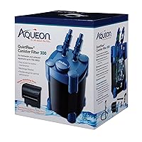 Aqueon QuietFlow Aquarium Fish Tank Canister Filter For 55-100 Gallon Aquariums