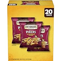 Snyder's of Hanover Pretzel Pieces, Honey Mustard and Onion, 1 Oz Snack Packs, 20 Ct