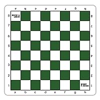 Bobby Fischer Tournament Roll Up Travel Chess Board - 20 inches - Mousepad Style with Green Squares by WE Games