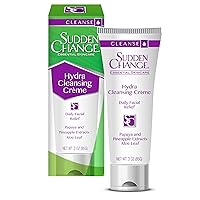 Sudden Change Hydra Cleansing Creme - Creamy Exfoliating Facial Wash Cleanser with Papaya and Pineapple Extract (3 oz, pack of 1)