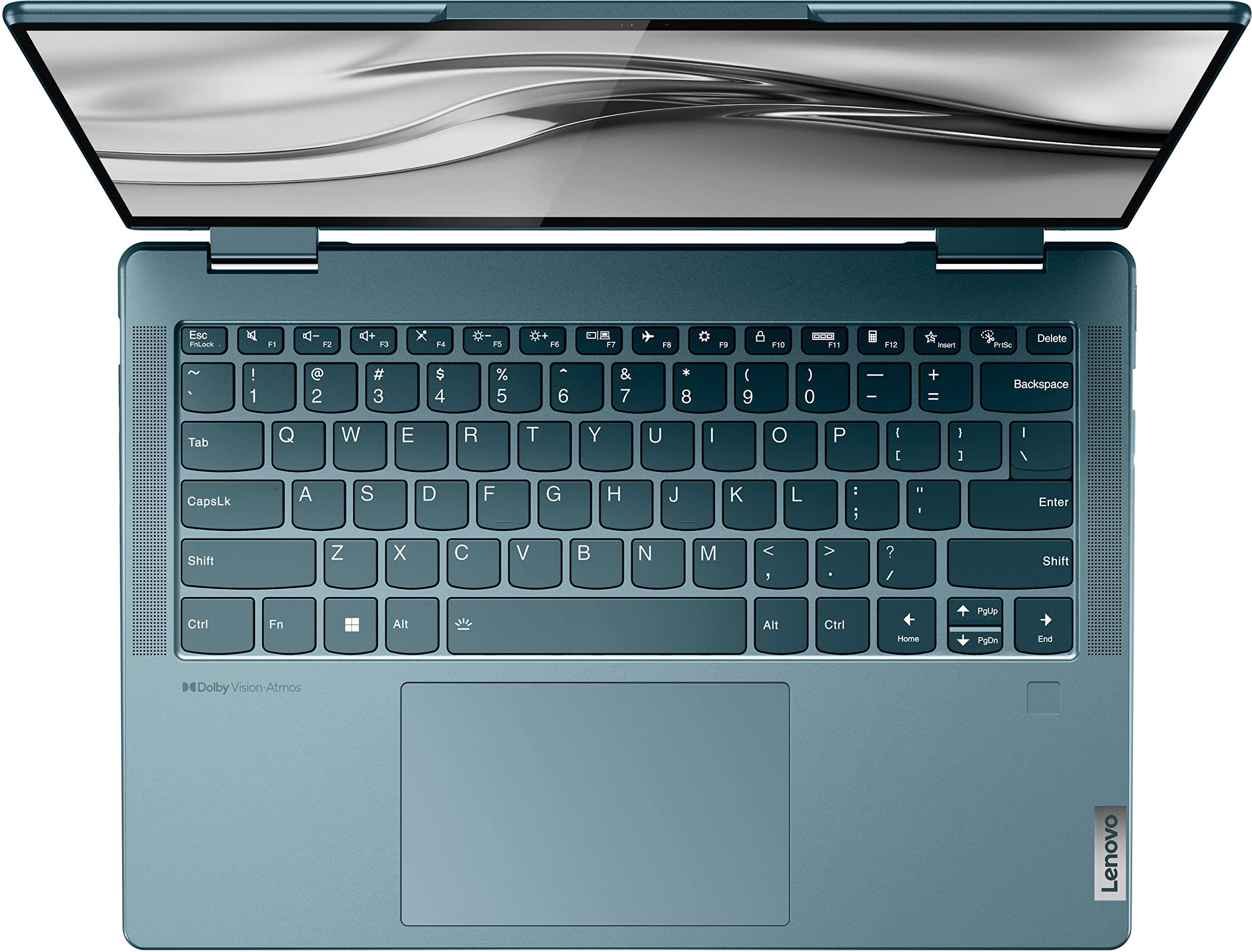 Lenovo ENOVO Yoga 7i 2-in-1 Laptop 14'' 2.2K Touchscreen12th Core i7-1255U Iris Xe Graphics 16GB RAM 1TB SSD WI-FI 6E Thunderbolt 4 Backlit KB w/ FP Windows 11 Pro RATZK 32GB USB, Stone Blue, (82QE)